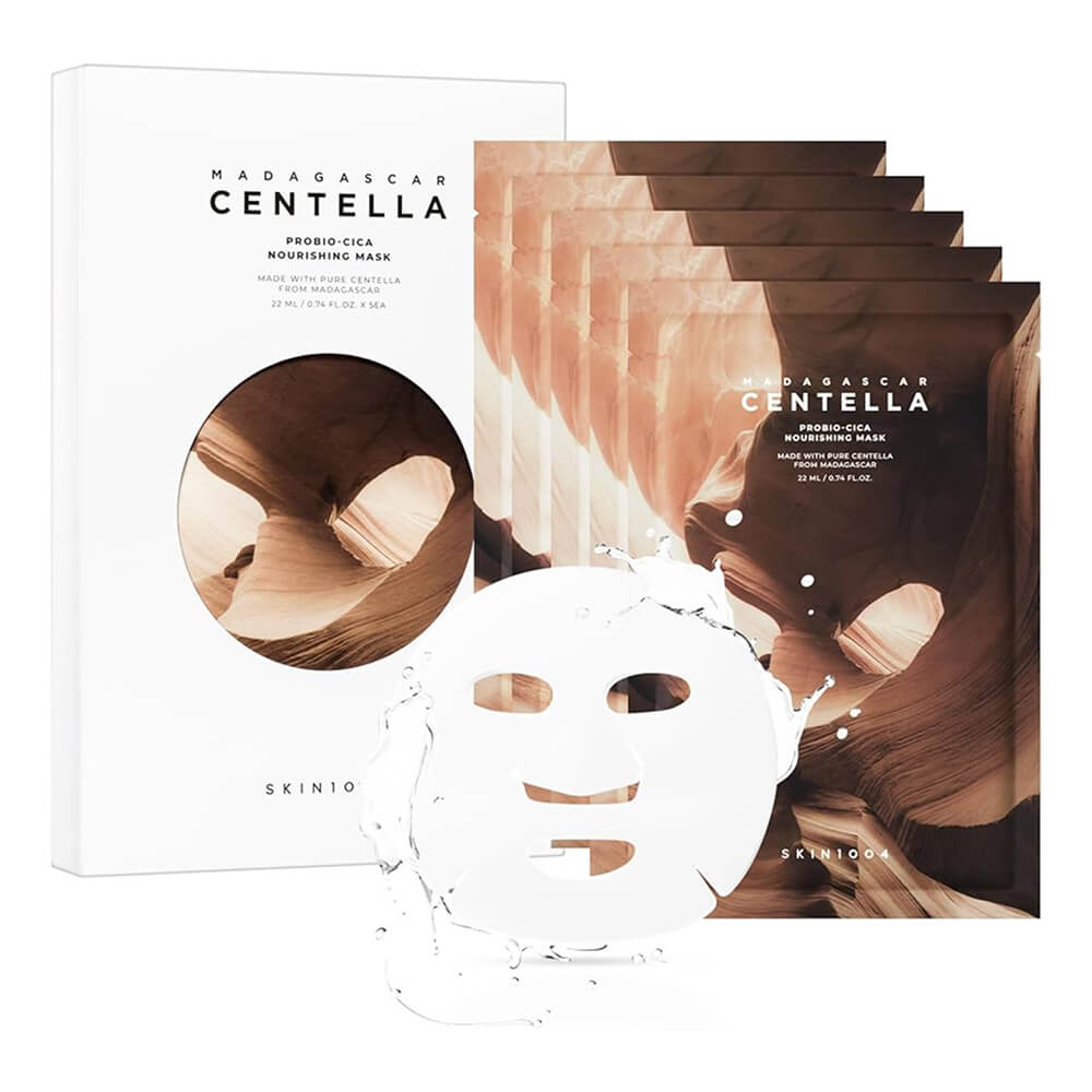 КОРОБКА Питательная маска с пробиотиками SKIN1004 Madagascar Centella Probio-Cica Nourishing Mask