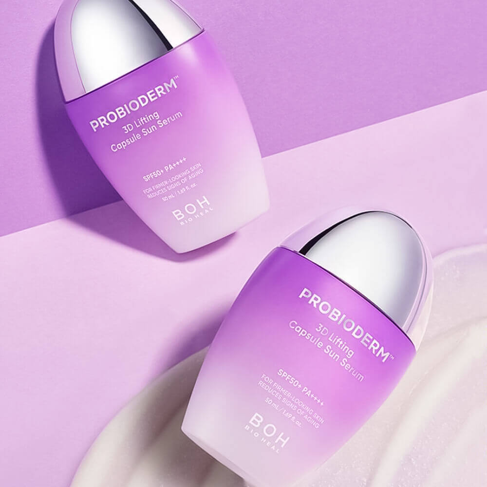 Солнцезащитная лифтинг-сыворотка BIOHEAL BOH Probioderm 3D Lifting Capsule Sun Serum SPF50+ PA++++ 