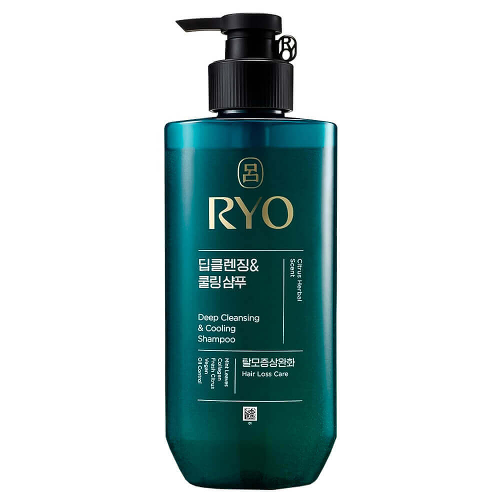 

Шампунь для жирной кожи головы RYO Deep Cleansing & Cooling Shampoo 480 мл