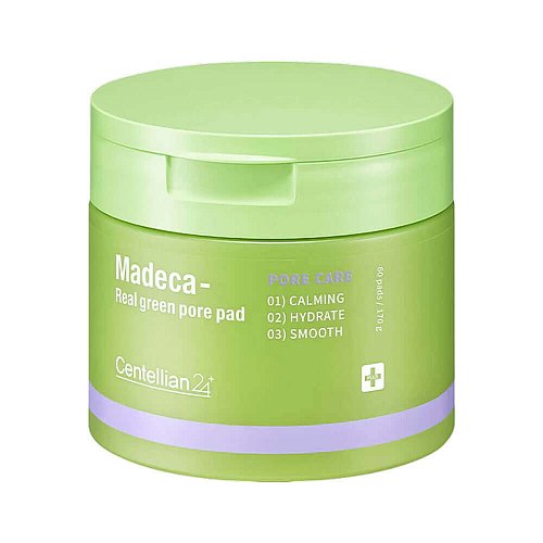 Отшелушивающие пэды с центеллой Centellian24 Madeca Real Green Pore Pad