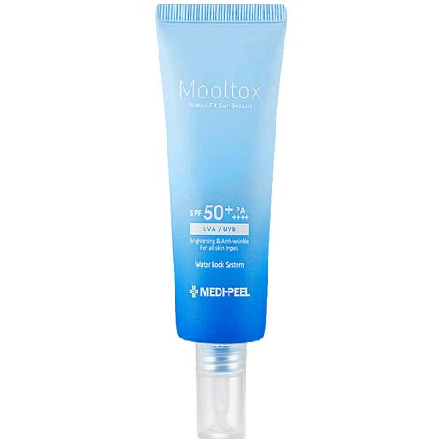 Ультраувлажняющая солнцезащитная сыворотка Medi-Peel Aqua Mooltox Water-Fit Sun Serum SPF50+ PA++++