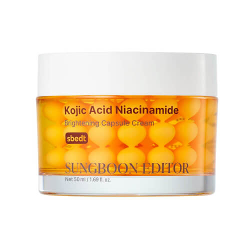 Осветляющий капсульный крем Sungboon Editor Kojic Acid Niacinamide Brightening Capsule Cream