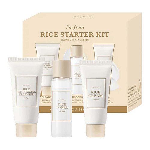 Travel-набор уходовых средств с экстрактом риса I'm From Rice Starter Kit