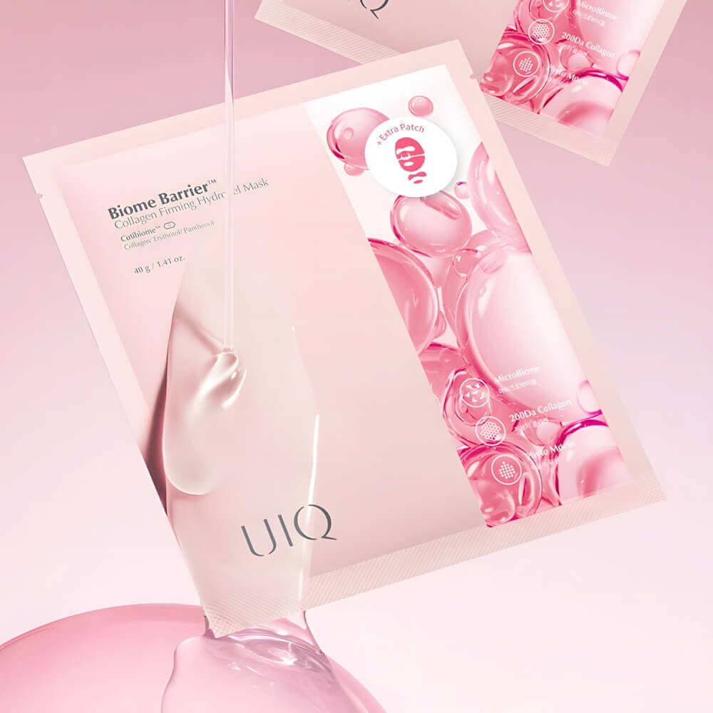 Гидрогелевая маска с коллагеном и пробиотиками UIQ Biome Barrier Collagen Firming Hydrogel Mask