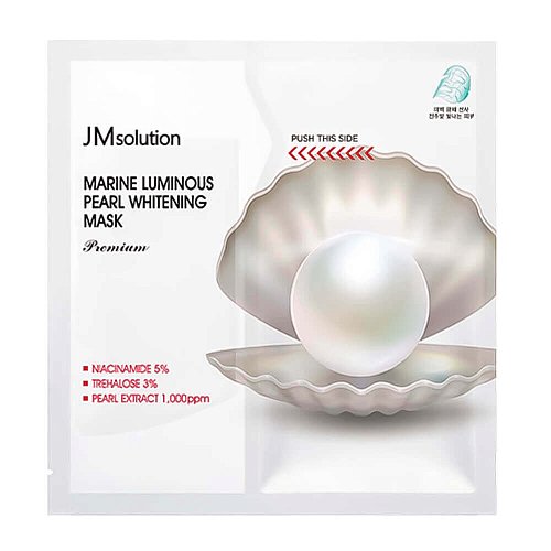 Осветляющая премиум-маска с жемчугом JMsolution Marine Luminous Pearl Whitening Mask Premium