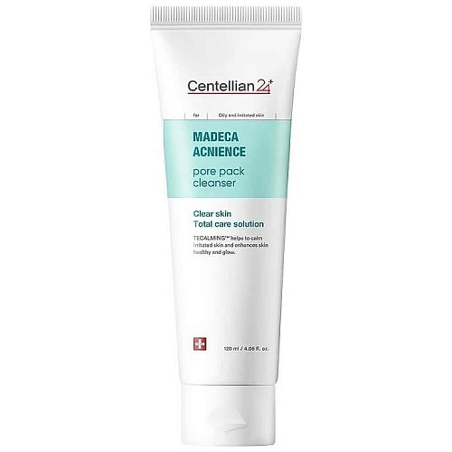Глиняная маска-пенка для очищения пор Centellian24 Madeca Acnience Pore Pack Cleanser
