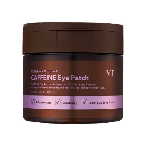 Тканевые патчи для век с кофеином и пептидами VT Cosmetics Caffeine Eye Patch