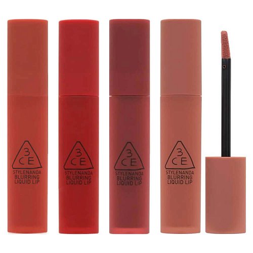 Бархатная жидкая помада 3CE Blurring Liquid Lip