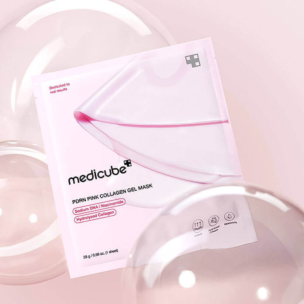 Гидрогелевая маска с ПДРН и коллагеном medicube PDRN Pink Collagen Gel Mask