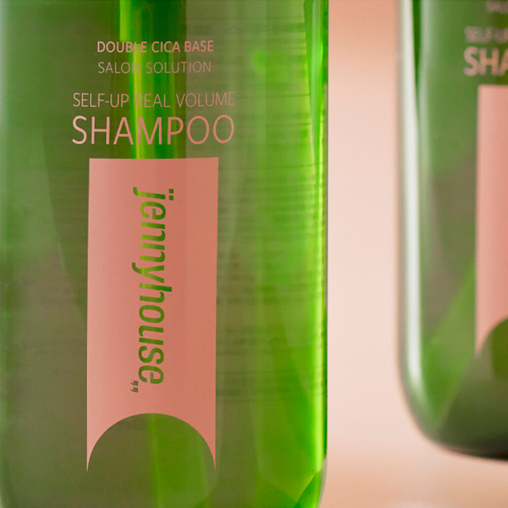 Шампунь с центеллой для объёма волос JennyHouse Self-Up Real Volume Shampoo