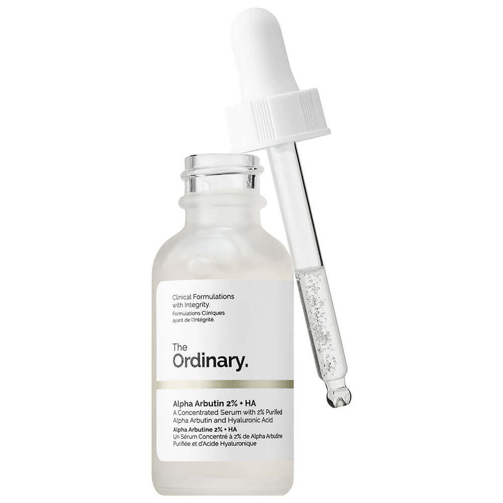 Осветляющая сыворотка с альфа арбутином и гиалуроновой кислотой The Ordinary Alpha Arbutin 2% + HA