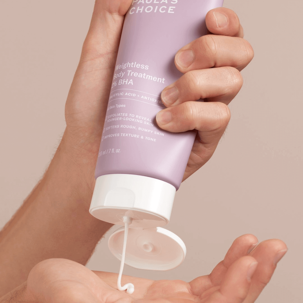 Лечебный крем для тела против угрей Paula's Choice Weightless Body Treatment 2% BHA