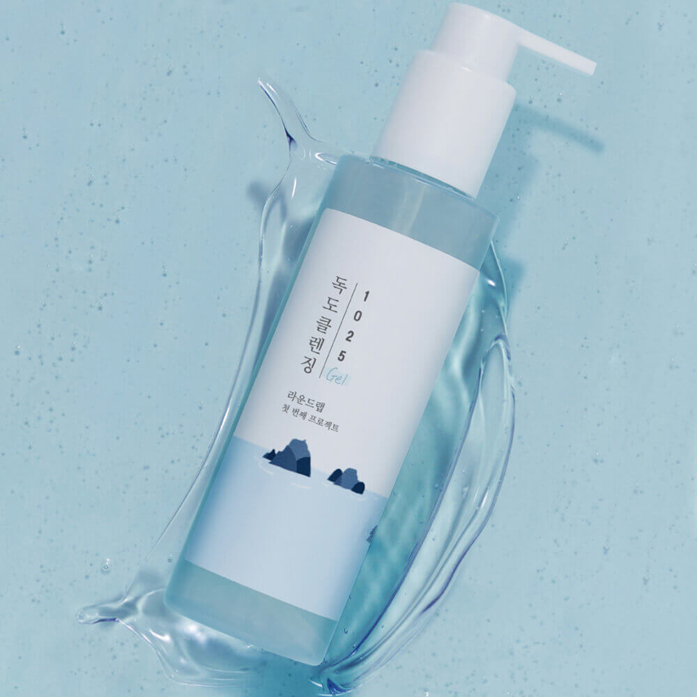 Мягкий гель для умывания с морской водой Round Lab 1025 Dokdo Cleansing Gel
