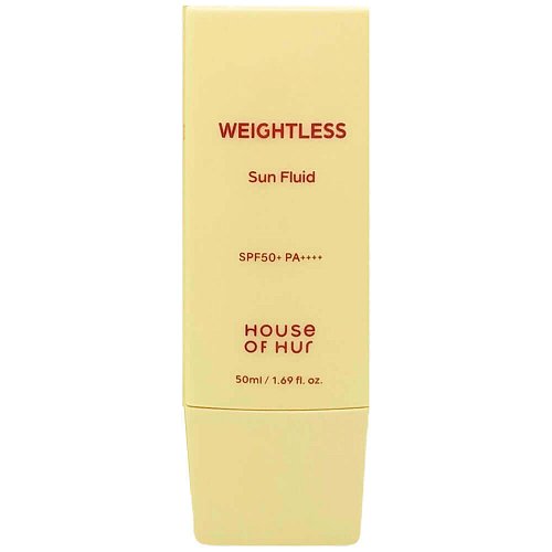 Лёгкий солнцезащитный флюид с юдзу House of Hur Weightless Sun Fluid SPF50+ PA++++