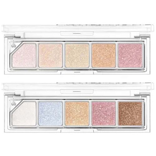Палетка сияющих хайлайтеров Unleashia Mood Shower Face Palette