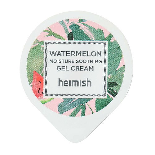 Миниатюра гель-крем с арбузом для глубокого увлажнения Heimish Watermelon Moisture Soothing Gel Cream - 5 мл