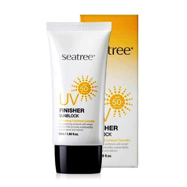 

Увлажняющий солнцезащитный крем для лица и тела SeaNtree UV Finisher Sunblock SPF50+ PA+++
