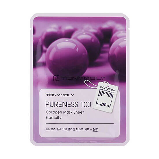 Тканевые маски Tony Moly Pureness 100 Mask Sheet Collagen - с коллагеном