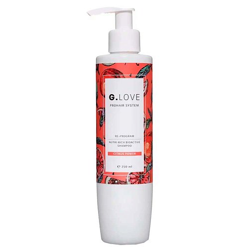 Питательный биоактивный шампунь для волос G.Love Nutri Rich Bioactive Shampoo Citrus Power
