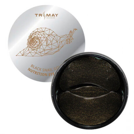Питательные гидрогелевые патчи с муцином чёрной улитки TRIMAY Black Snail Gold Nutrition Eye Patch