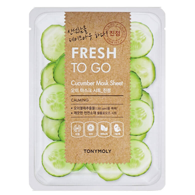 Тканевая маска с огурцом Tony Moly Fresh To Go Cucumber Mask Sheet
