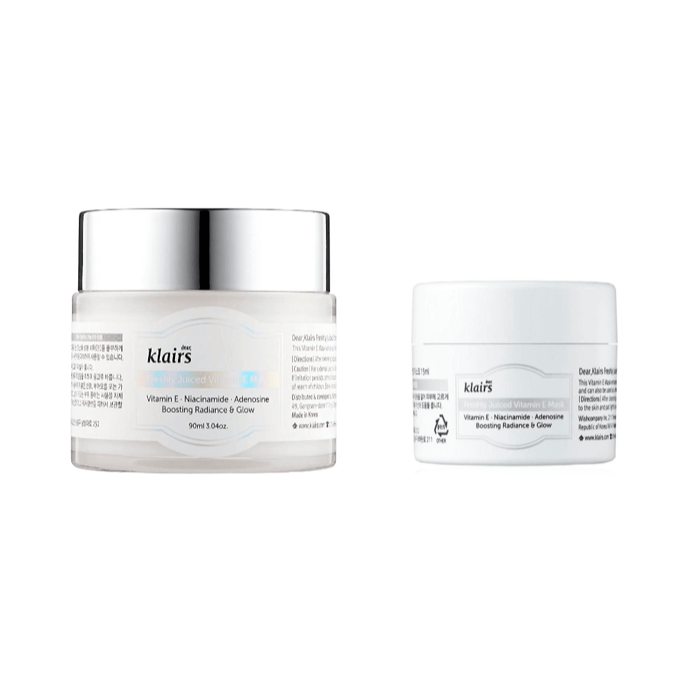 Витаминная маска для сияния кожи Dear, Klairs Freshly Juiced Vitamin E Mask