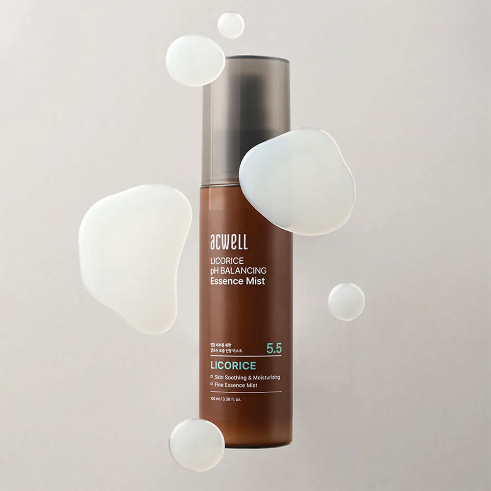 Увлажняющий мист с экстрактом солодки Acwell Licorice pH Balancing Essence Mist