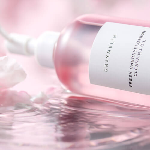 Лёгкое гидрофильное масло для тусклой кожи Graymelin Fresh Cherry Blossom Cleansing Oil 