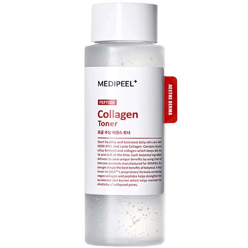 Успокаивающий тонер с коллагеном MEDIPEEL Red Lacto Collagen Soothing Essence Toner