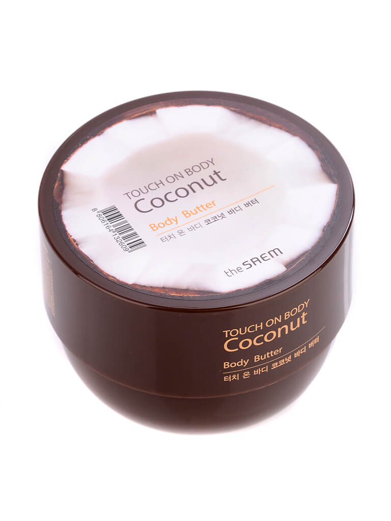 Крем-масло для тела с кокосовой водой The Saem Touch on Body Coconut Body Butter