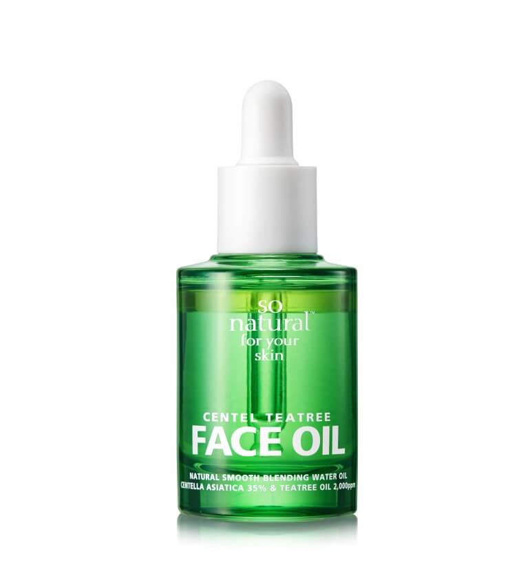 

Двухфазное масло для проблемной кожи с чайным деревом So'Natural Centel Teatree Face Oil