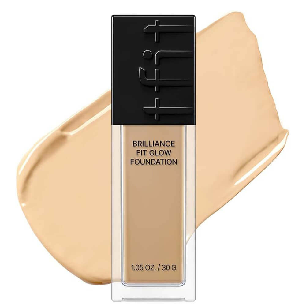 Тональная основа с сияющим финишем TFIT Brilliance Fit Glow Foundation W02 Almond Butter