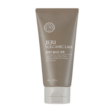 Очищающая маска-пленка с вулканической лавой для Т-зоны The Face Shop Volcanic Jeju Lava Peel Off Nose Pack