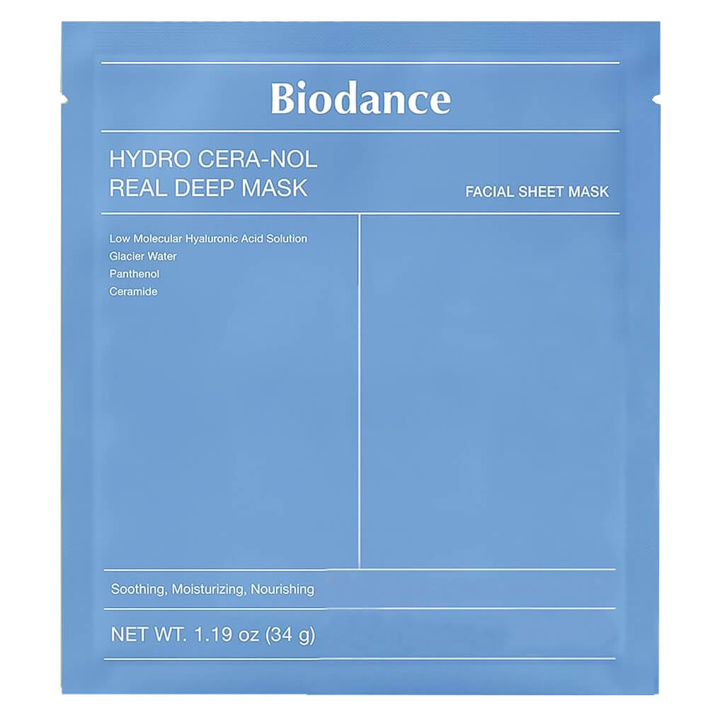 

Ночная гидрогелевая маска с церамидами против сухости Biodance Hydro Cera-Nol Real Deep Mask 1 шт