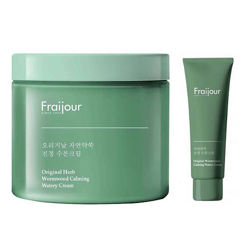Легкий увлажняющий крем с полынью Fraijour Original Herb Wormwood Calming Watery Cream