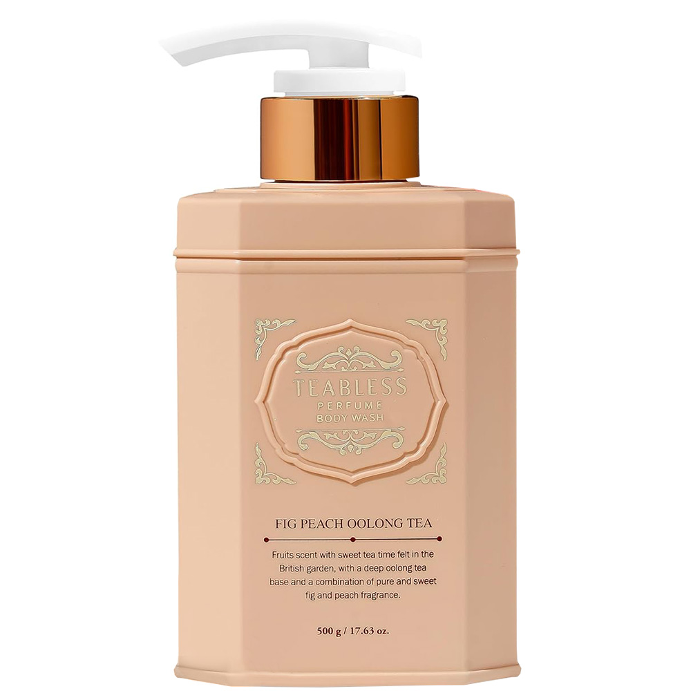 Парфюмированный гель для душа TEABLESS Perfume Body Wash Fig Peach Oolong Tea