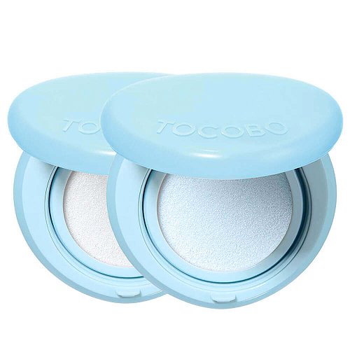Солнцезащитный кушон для выравнивания тона Tocobo Blur Finish Sun Cushion SPF50+ PA++++