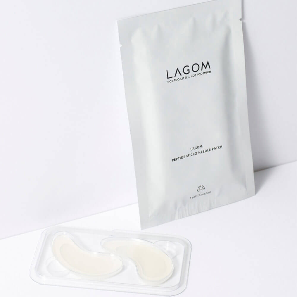 Пептидные патчи с микроиглами от морщин под глазами Lagom Peptide Micro Needle Patch