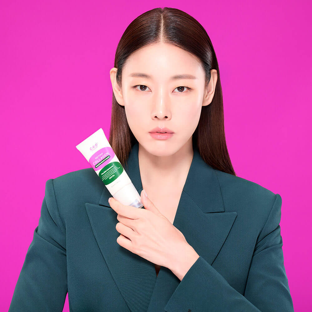 Роликовый крем для массажа шеи с ретиналем CKD Retino Collagen Small Molecule 300 Guasha Neck Cream