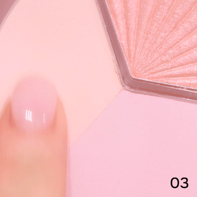 Трёхцветная палетка хайлайтеров Peripera V Highlighter