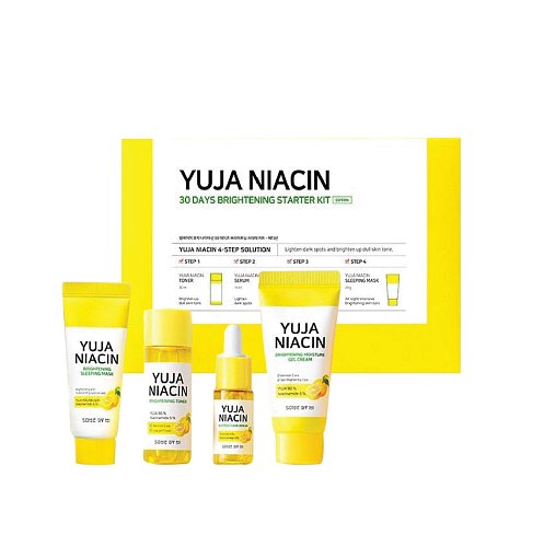 Набор миниатюр с юдзу для выравнивания тона Some By Mi Yuja Niacin 30 Days Brightening Starter Kit