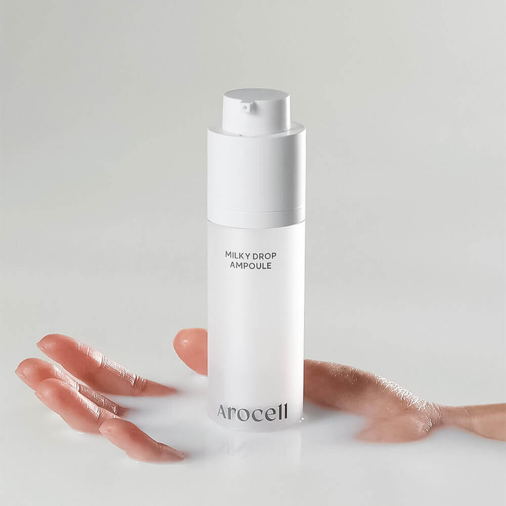 Осветляющая сыворотка с 5% ниацинамида и транексамовой кислоты Arocell Milky Drop Ampoule