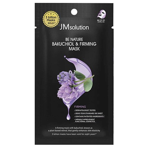 Тканевая маска с бакучиолом JMsolution Be Nature Bakuchiol & Firming Mask