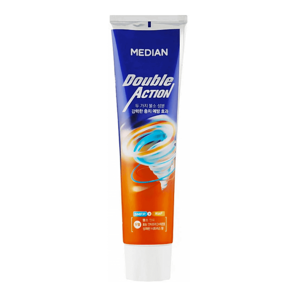 Зубная паста двойного действия с цитрусами Median Double Action Double Toothpaste Citrus