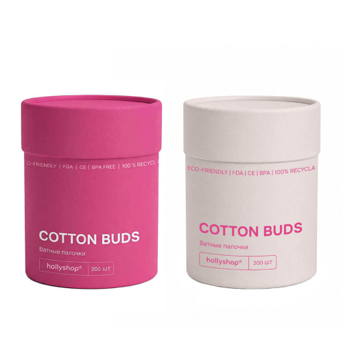 Бамбуковые ватные палочки hollyshop Cotton Buds