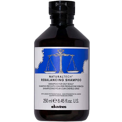 Балансирующий шампунь для жирной кожи головы Davines Rebalancing Shampoo