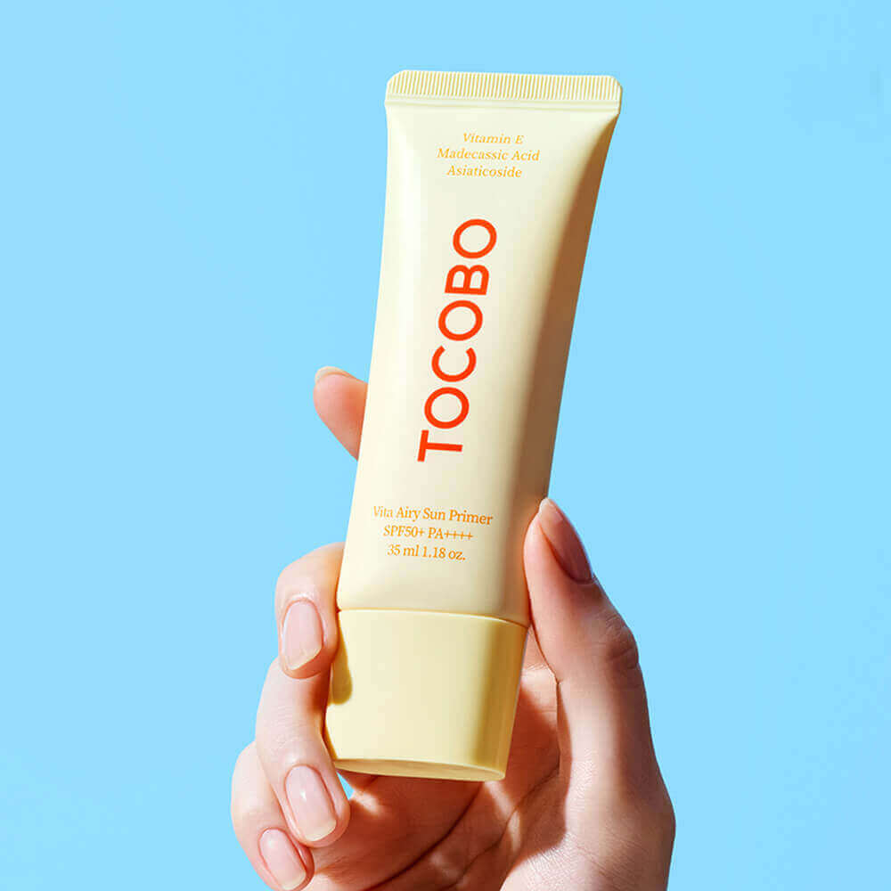 Солнцезащитный праймер для сужения пор Tocobo Vita Airy Sun Primer SPF50+ PA++++