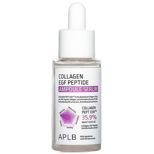 Ампульная сыворотка для упругости кожи с пептидами APLB Collagen EGF Peptide Ampoule Serum