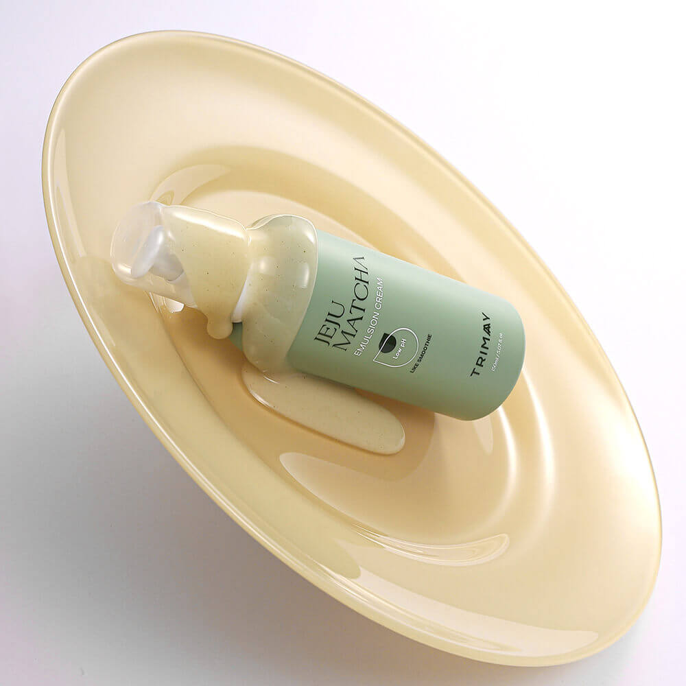Успокаивающий крем-эмульсия с чаем матча Trimay Jeju Matcha Low pH Soothing Emulsion Cream