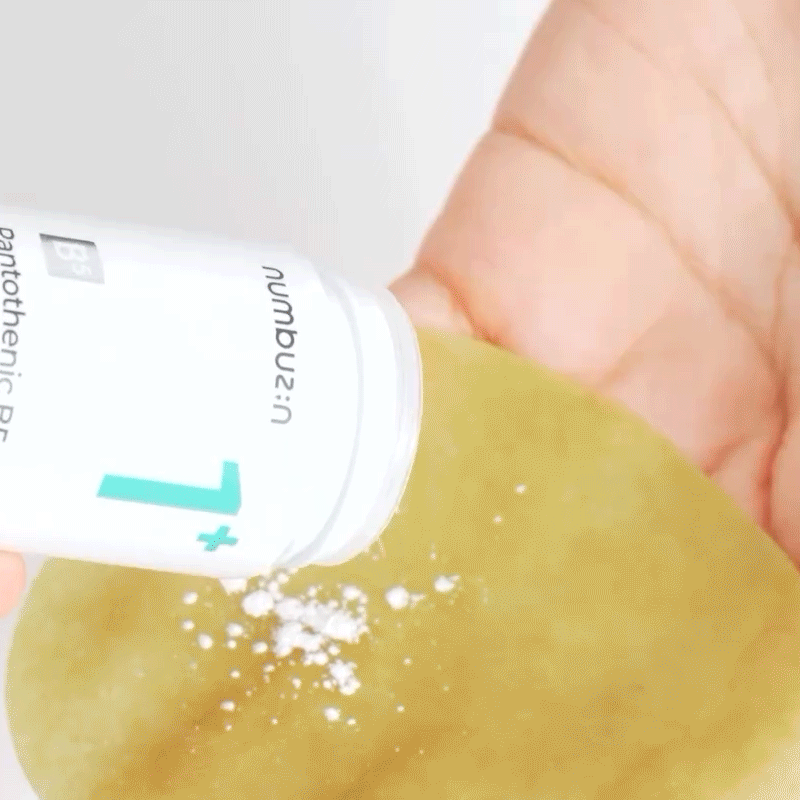 Пудра против воспалений с пантенолом numbuzin No.1 Pantothenic B5 Active Drying Powder